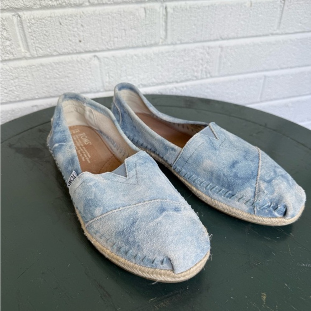 Toms Sky Blue Canvas Loafers